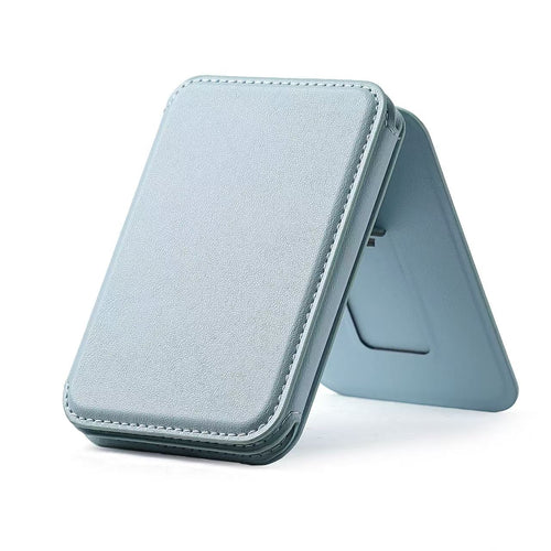 Leather Card Holder with Mirror | Slim Wallet, Makeup Mirror, Custom Branding