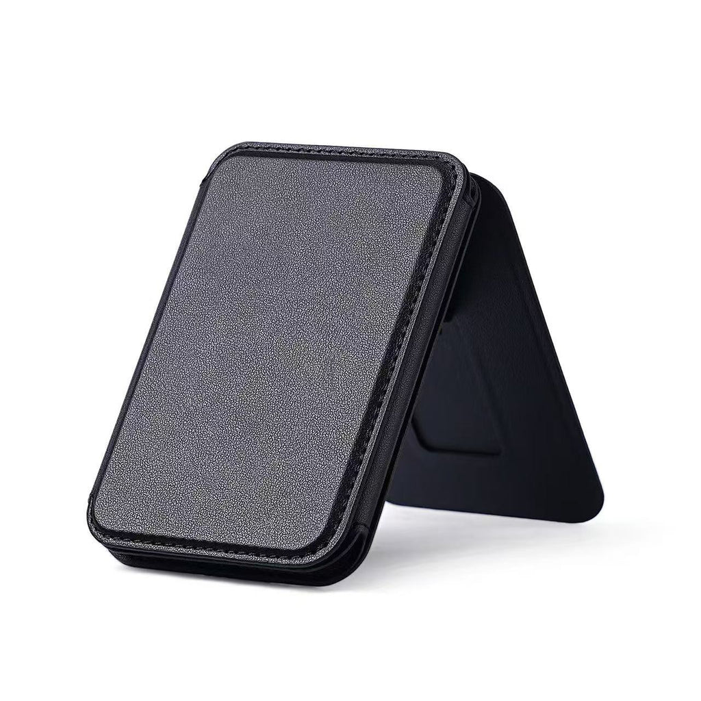 Leather Card Holder with Mirror | Slim Wallet, Makeup Mirror, Custom Branding