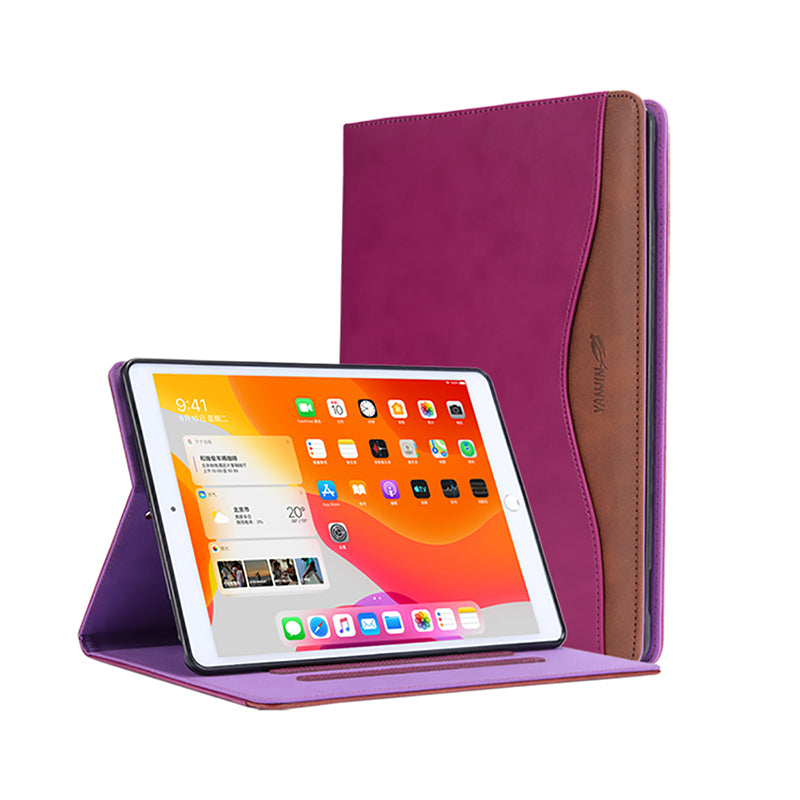Leather iPad Folio Case with Pencil Holder | Trifold Stand, iPad Air/Pro/Mini