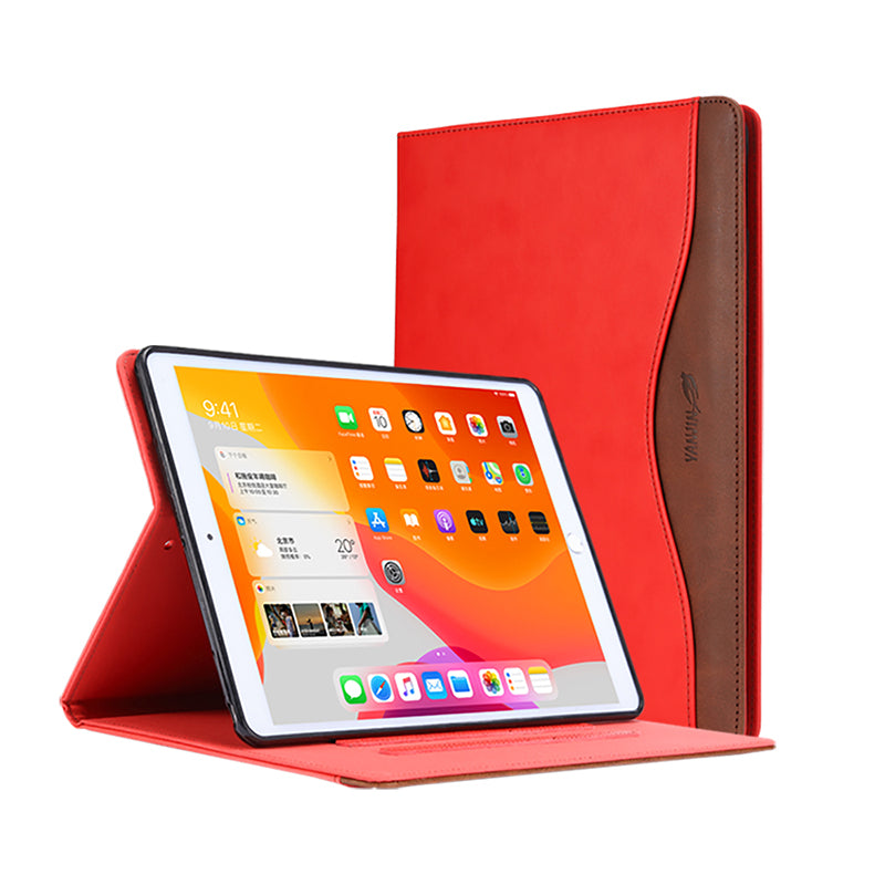 Leather iPad Folio Case with Pencil Holder | Trifold Stand, iPad Air/Pro/Mini