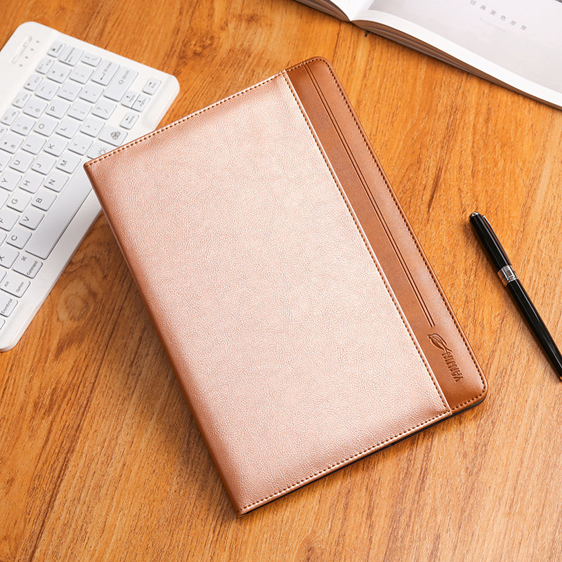 Leather iPad Portfolio Case | Business Folio, Document Pocket, iPad Air/Pro
