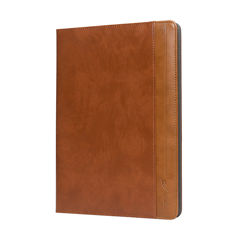 Leather iPad Portfolio Case | Business Folio, Document Pocket, iPad Air/Pro