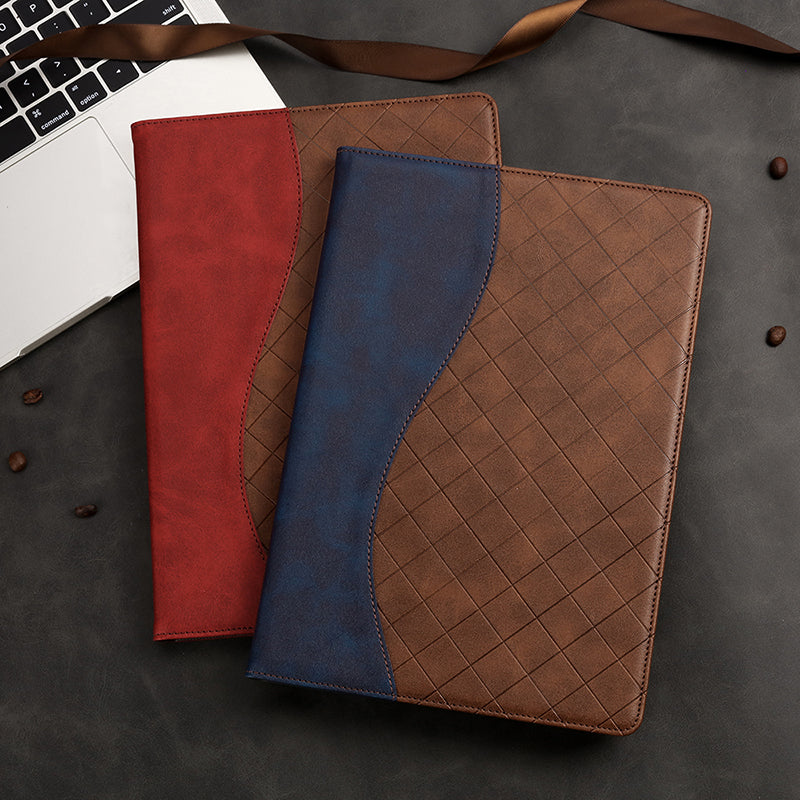 Luxury Leather iPad Case with Kickstand | Pencil Holder, iPad Air/Pro/Mini, OEM