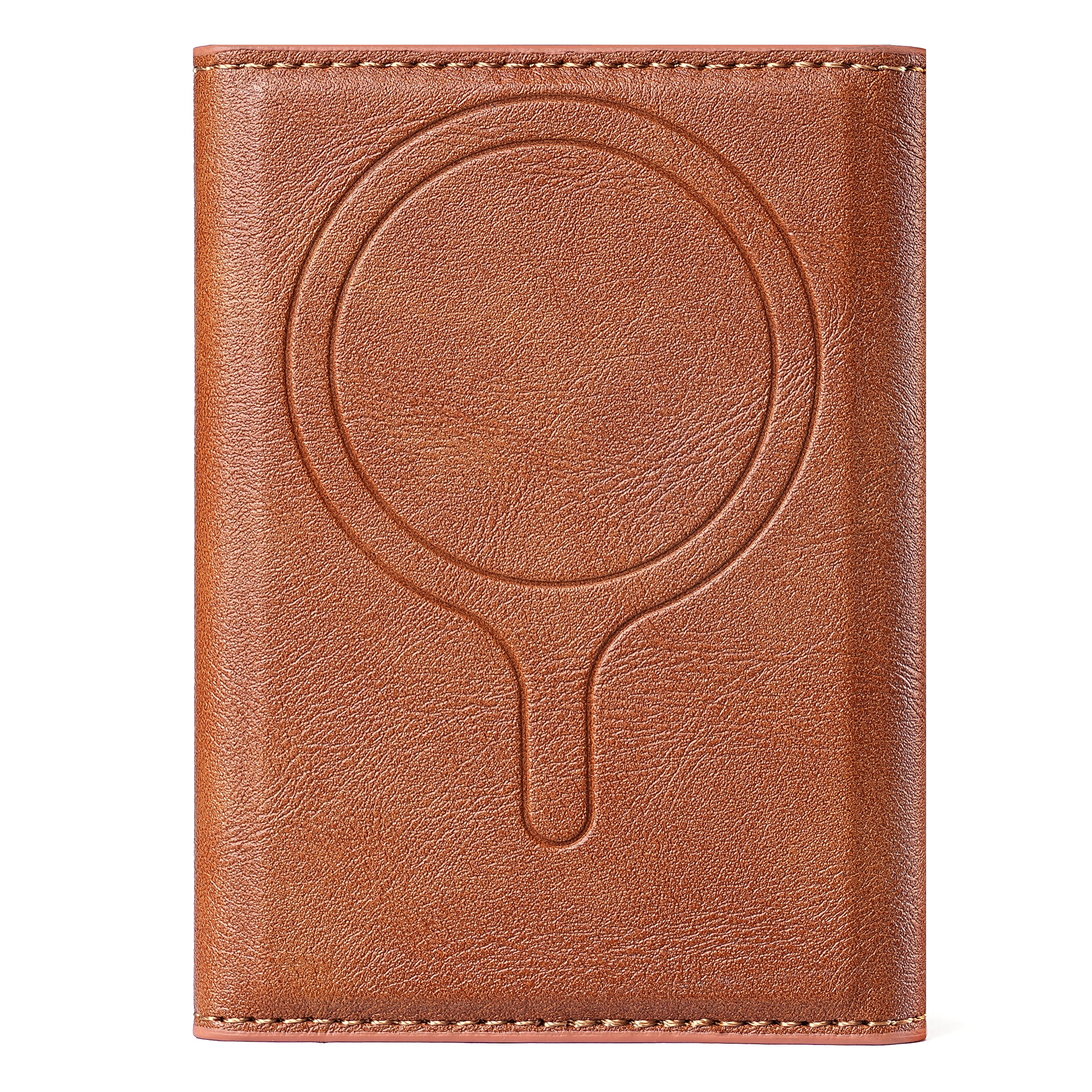 Multi-Slot Leather Card Organizer Wallet | 8+ Cards, Accordion Fan, OEM
