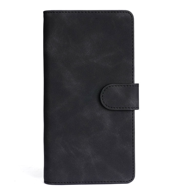 Leather iPhone Wallet Folio Case | Card Slots, Kickstand, iPhone 12-17, OEM