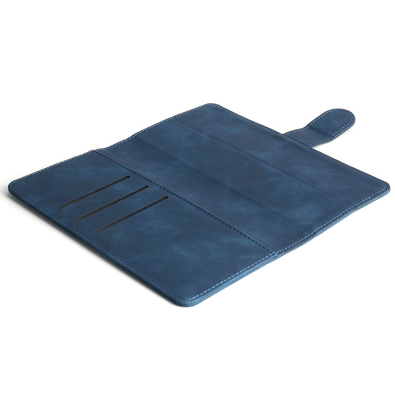 Leather iPhone Wallet Folio Case | Card Slots, Kickstand, iPhone 12-17, OEM