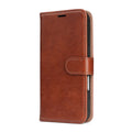 Leather Flip Phone Case with Card Pocket | iPhone 12-17, Magnetic Closure, OEM