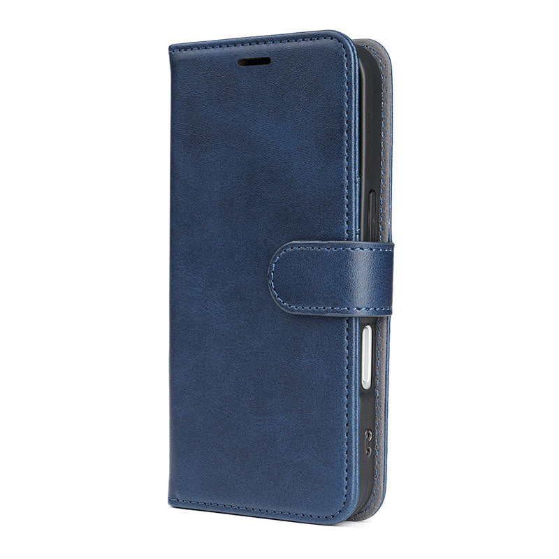 Leather Flip Phone Case with Card Pocket | iPhone 12-17, Magnetic Closure, OEM