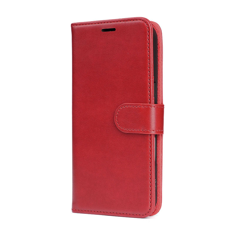 Leather Flip Phone Case with Card Pocket | iPhone 12-17, Magnetic Closure, OEM