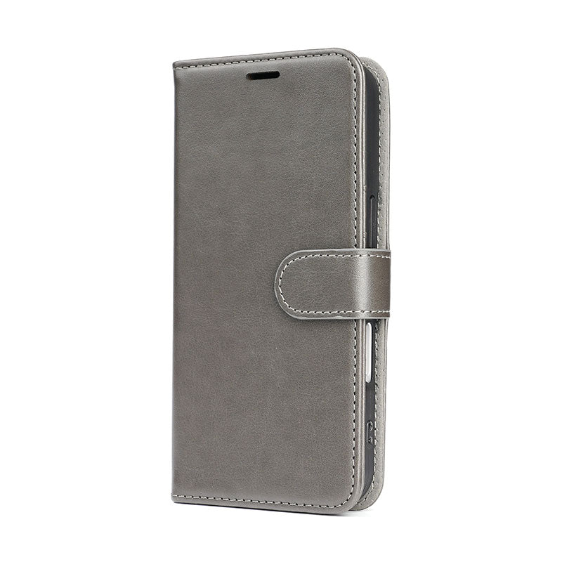 Leather Flip Phone Case with Card Pocket | iPhone 12-17, Magnetic Closure, OEM