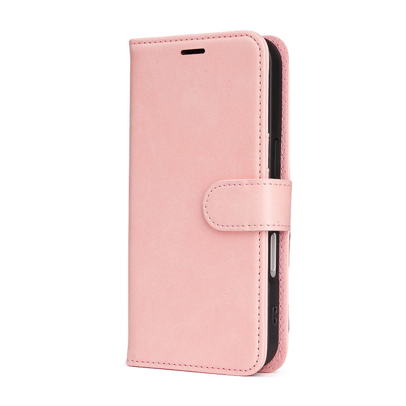 Leather Flip Phone Case with Card Pocket | iPhone 12-17, Magnetic Closure, OEM