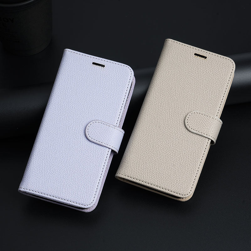 Slim Leather iPhone Case with Card Slot | Lightweight Folio, iPhone 12-17, OEM