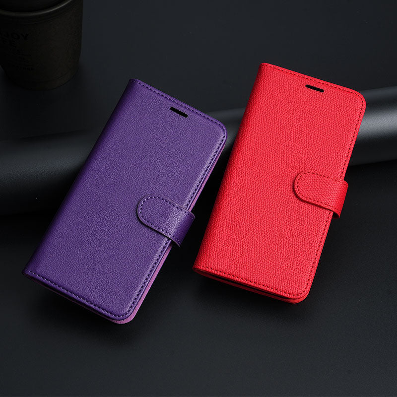 Slim Leather iPhone Case with Card Slot | Lightweight Folio, iPhone 12-17, OEM