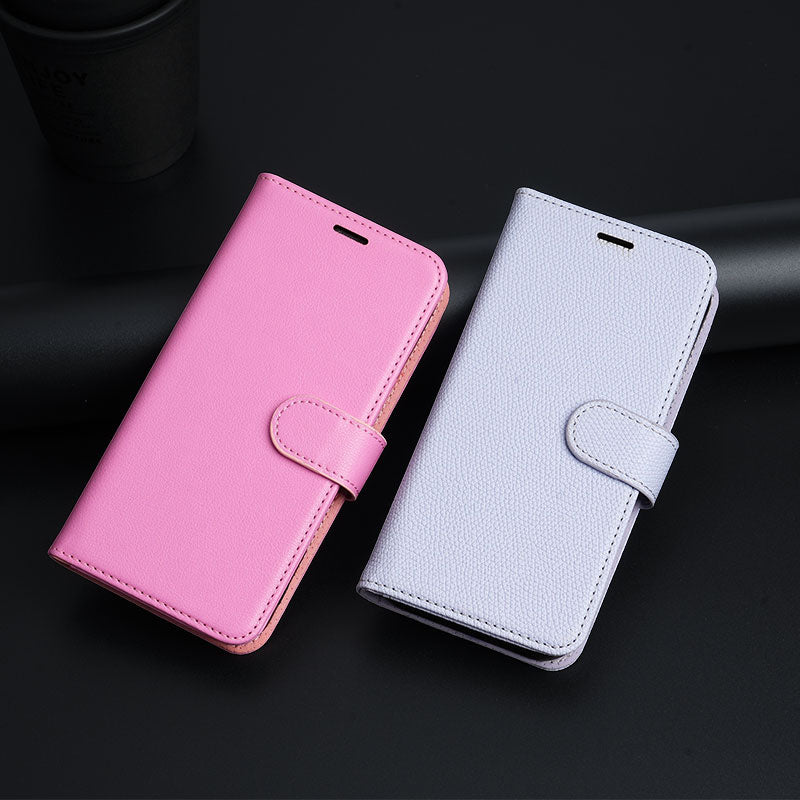 Slim Leather iPhone Case with Card Slot | Lightweight Folio, iPhone 12-17, OEM