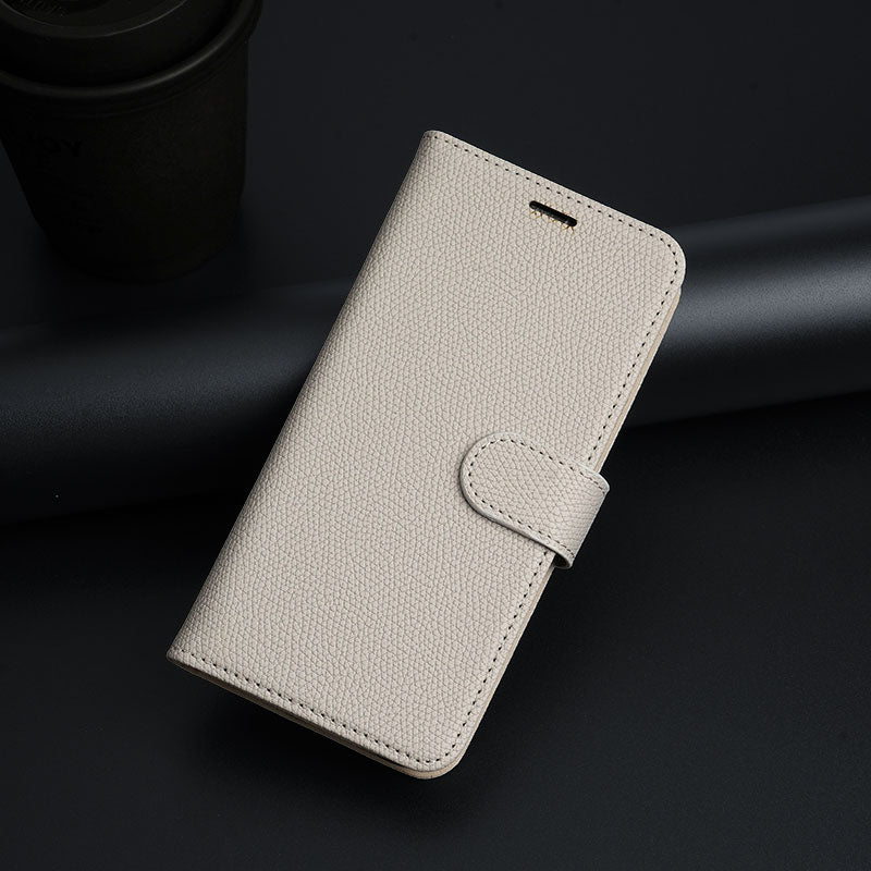 Slim Leather iPhone Case with Card Slot | Lightweight Folio, iPhone 12-17, OEM