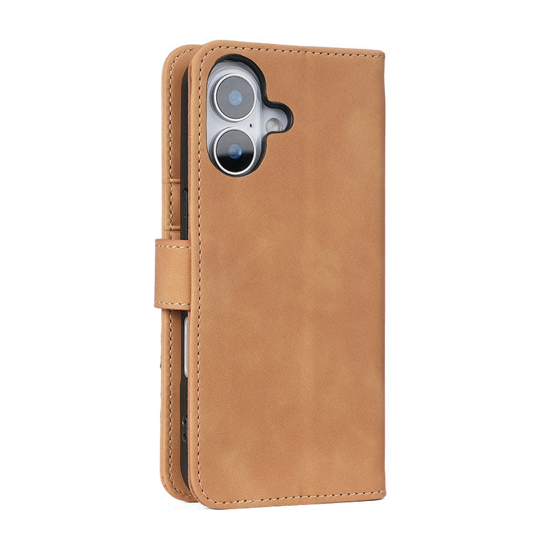 Leather iPhone Folio Case with Kickstand | 3 Card Slots, iPhone 12-17, Wholesale