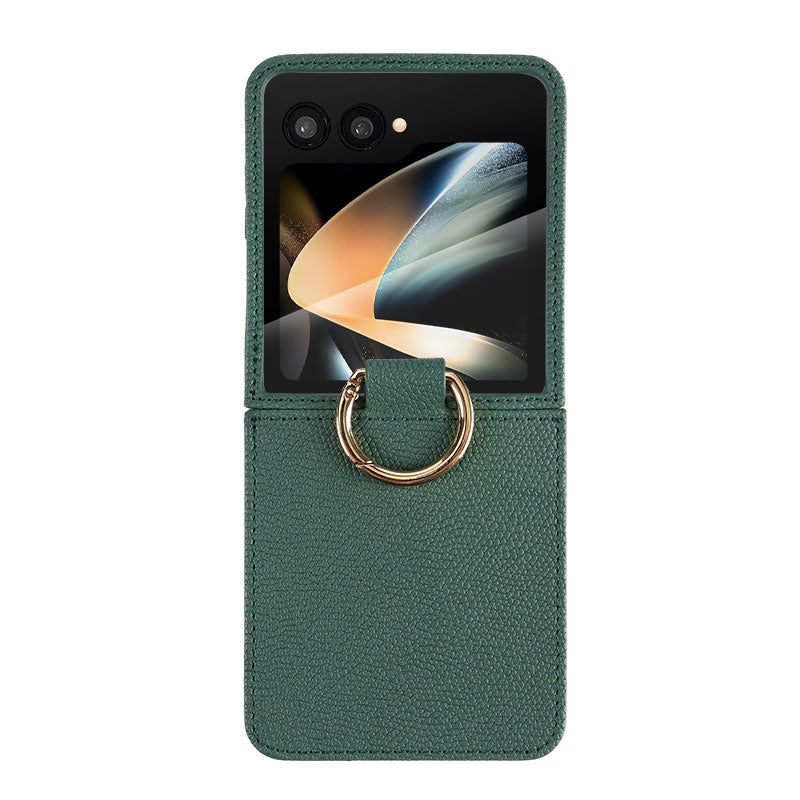 Slim Leather Samsung Galaxy Flip Case | Card Slot, Lightweight, S23/S24/S25