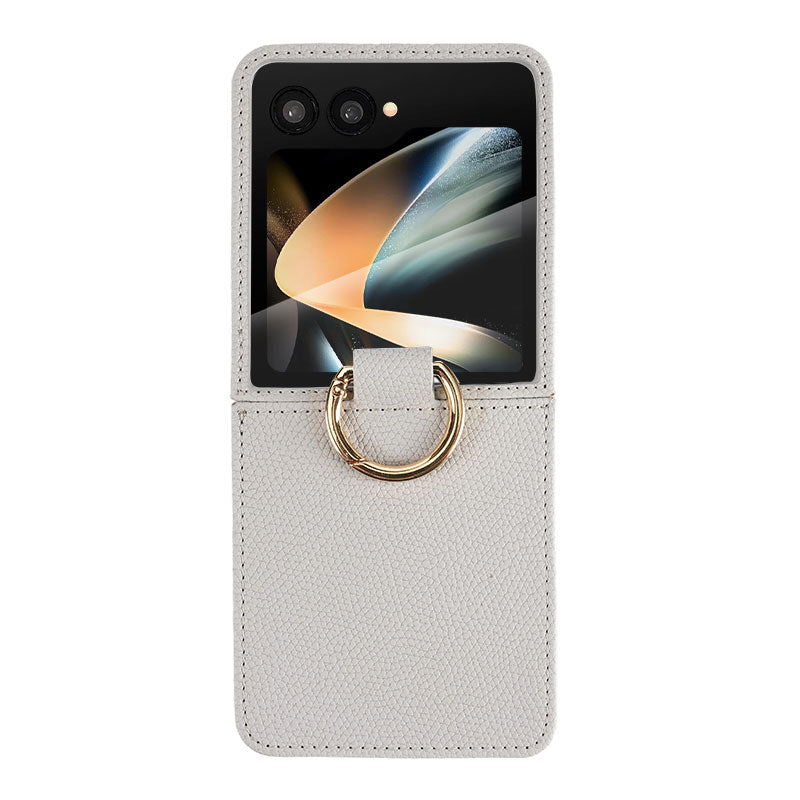 Slim Leather Samsung Galaxy Flip Case | Card Slot, Lightweight, S23/S24/S25
