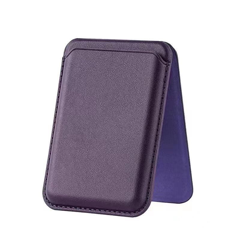 Pull-Tab Leather Card Holder | Quick-Access Thumb Slot, RFID Safe, Bulk Order