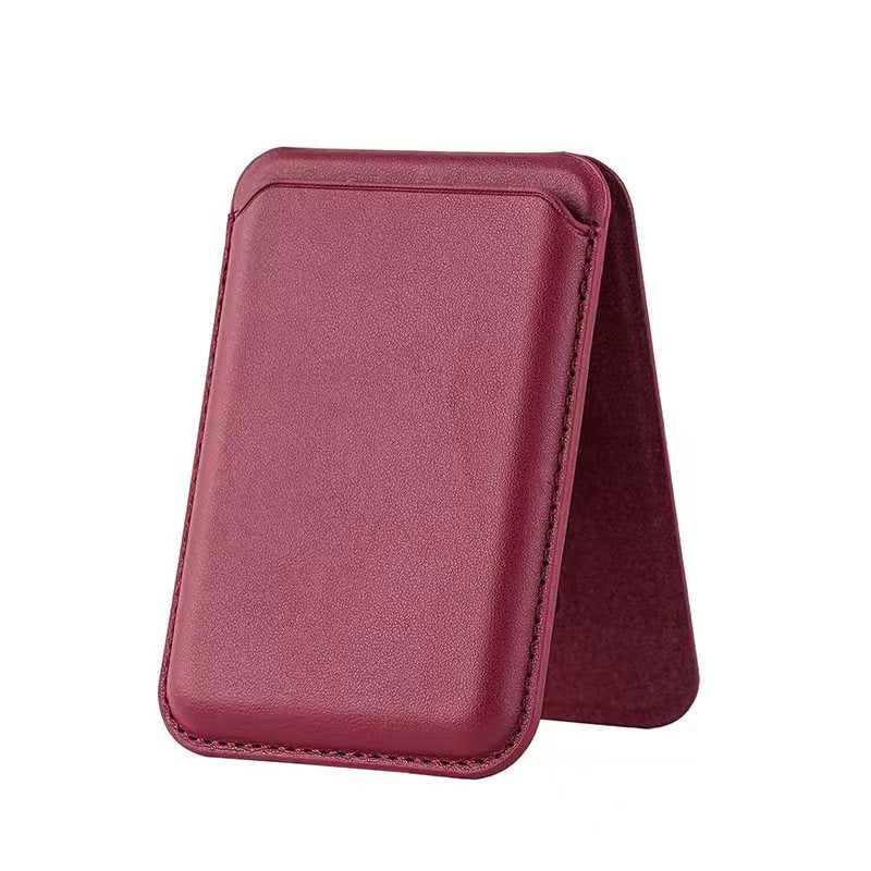 Pull-Tab Leather Card Holder | Quick-Access Thumb Slot, RFID Safe, Bulk Order