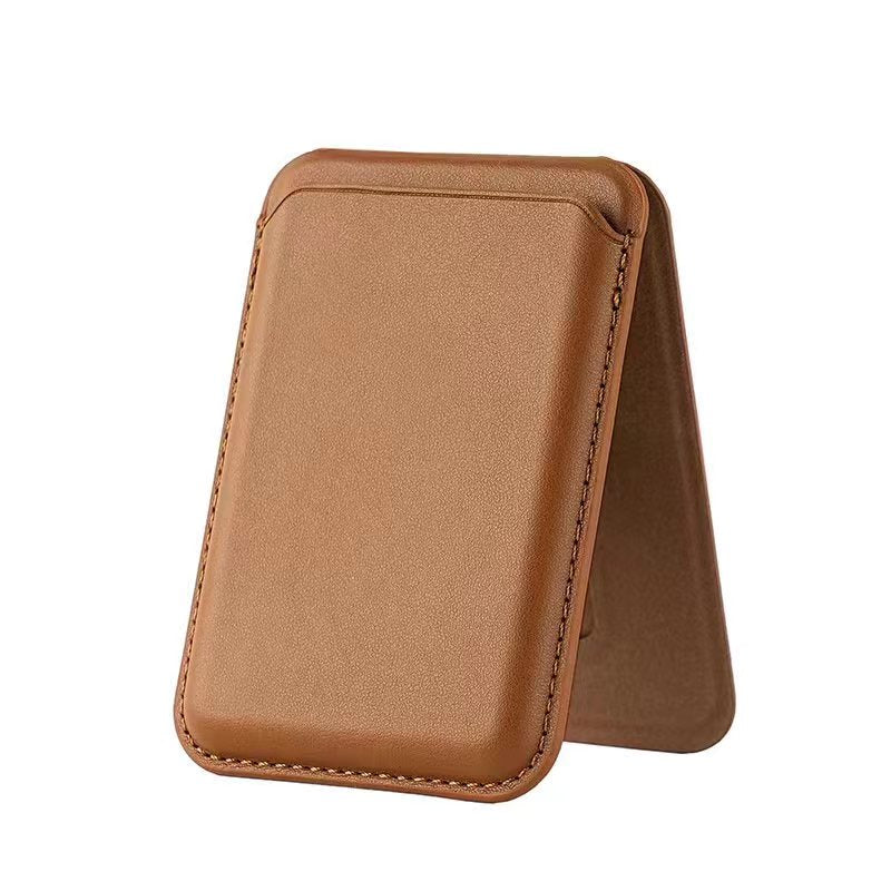 Pull-Tab Leather Card Holder | Quick-Access Thumb Slot, RFID Safe, Bulk Order